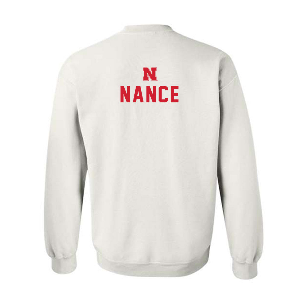 Nebraska - NCAA Baseball : Ashton Nance - Sports Shersey Crewneck Sweatshirt-1