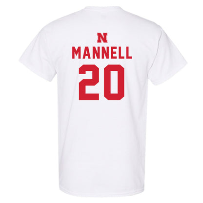 Nebraska - NCAA Baseball : Kevin Mannell - Sports Shersey T-Shirt-1