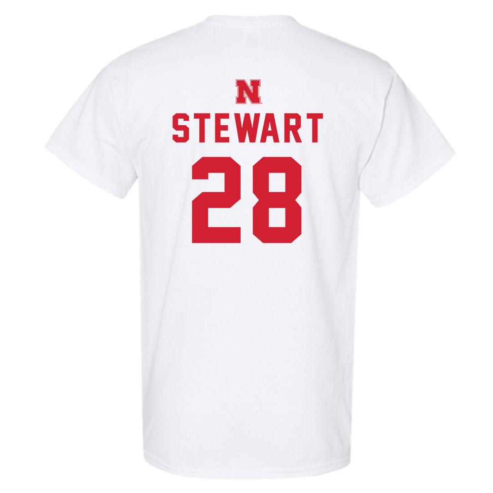 Nebraska - NCAA Baseball : Braxton Stewart - Sports Shersey T-Shirt-1