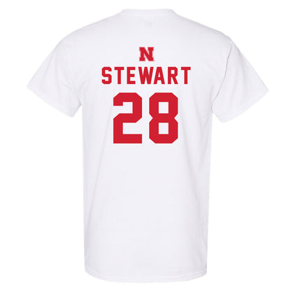 Nebraska - NCAA Baseball : Braxton Stewart - Sports Shersey T-Shirt-1