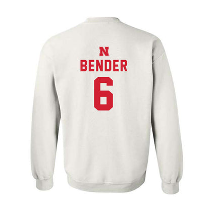 Nebraska - NCAA Baseball : Pryce Bender - Sports Shersey Crewneck Sweatshirt-1