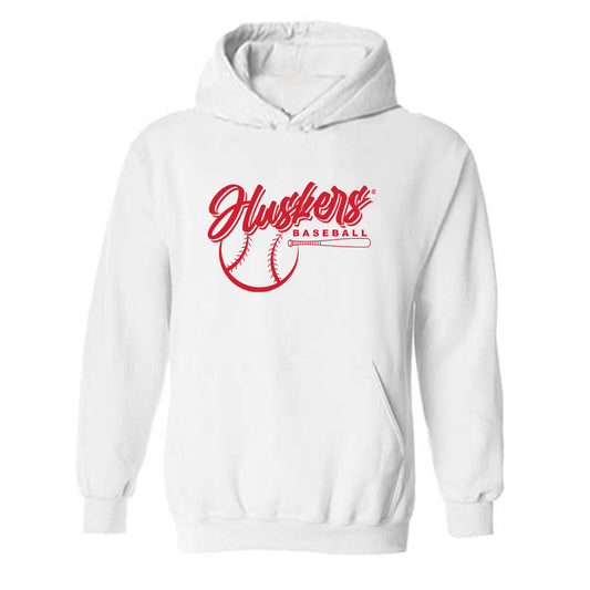 Nebraska - NCAA Baseball : Brody Jindra - Sports Shersey Hooded Sweatshirt-0