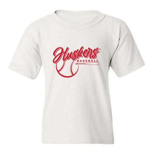 Nebraska - NCAA Baseball : Will Jesske - Sports Shersey Youth T-Shirt-0