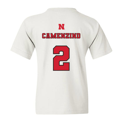 Nebraska - NCAA Softball : Lauren Camenzind - Sports Shersey Youth T-Shirt-1