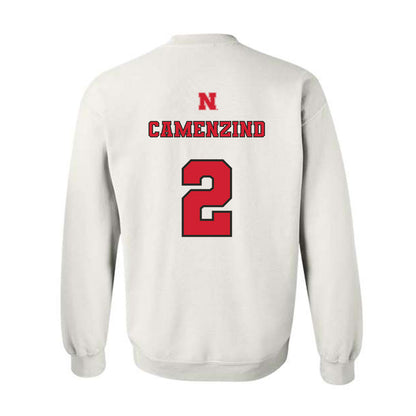 Nebraska - NCAA Softball : Lauren Camenzind - Sports Shersey Crewneck Sweatshirt-1