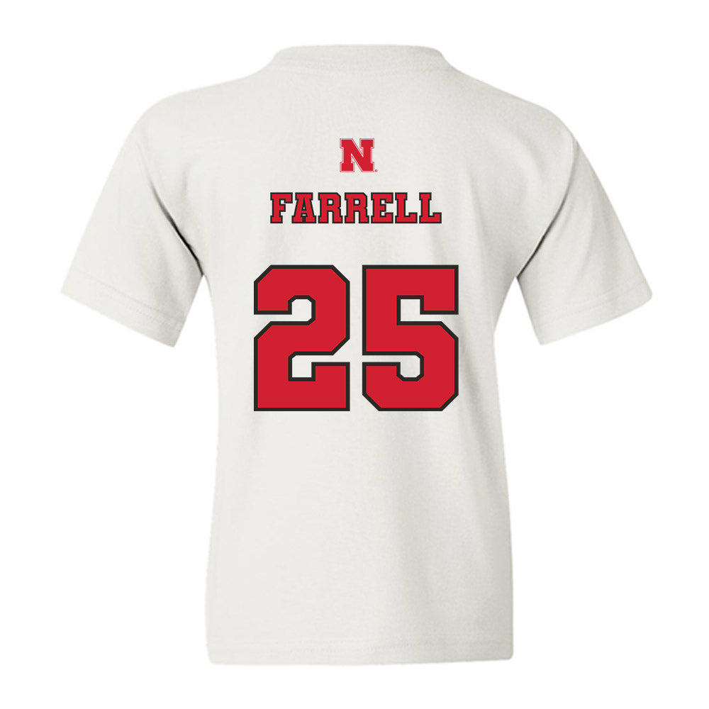Nebraska - NCAA Softball : Jesse Farrell - Sports Shersey Youth T-Shirt-1