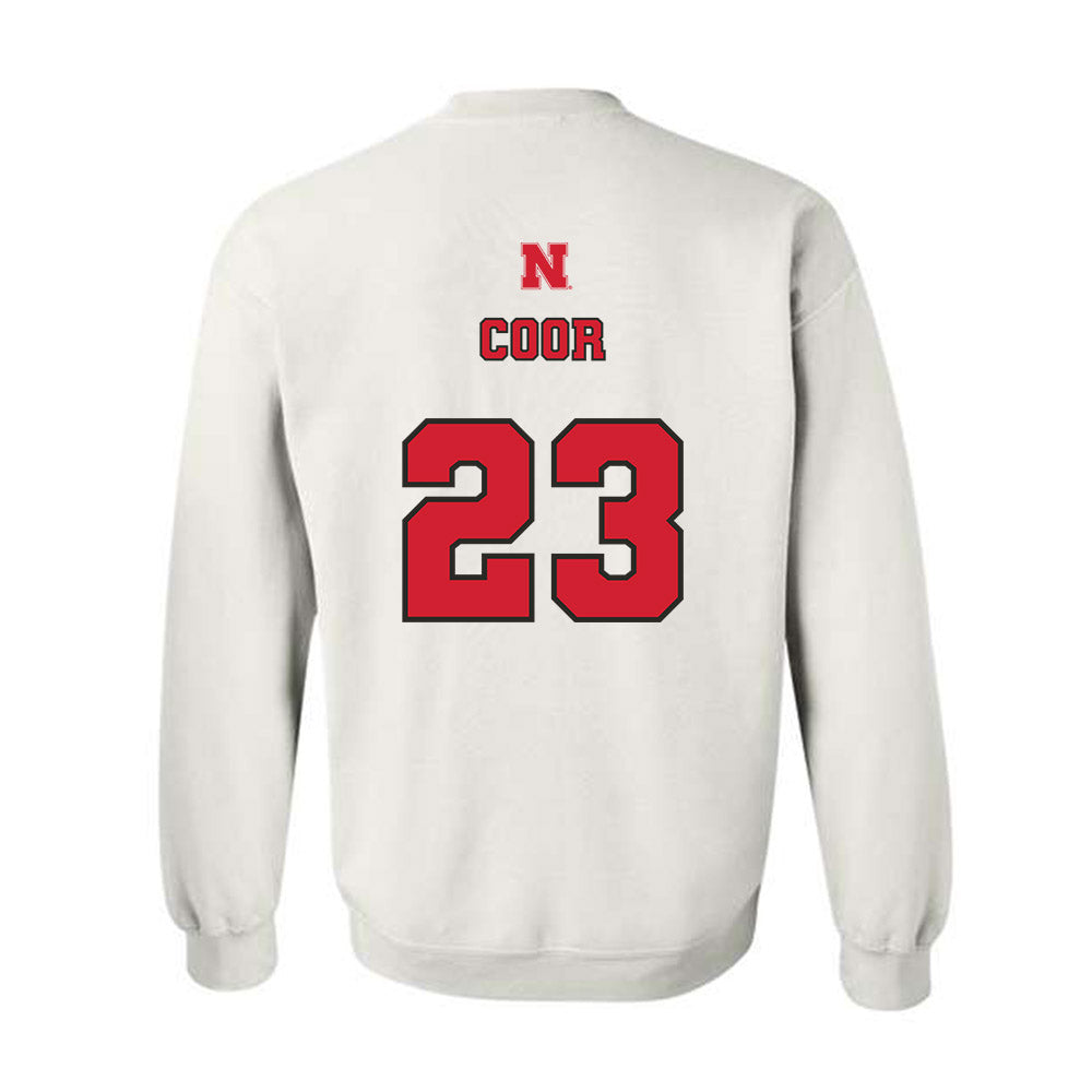 Nebraska - NCAA Softball : Hannah Coor - Sports Shersey Crewneck Sweatshirt-1