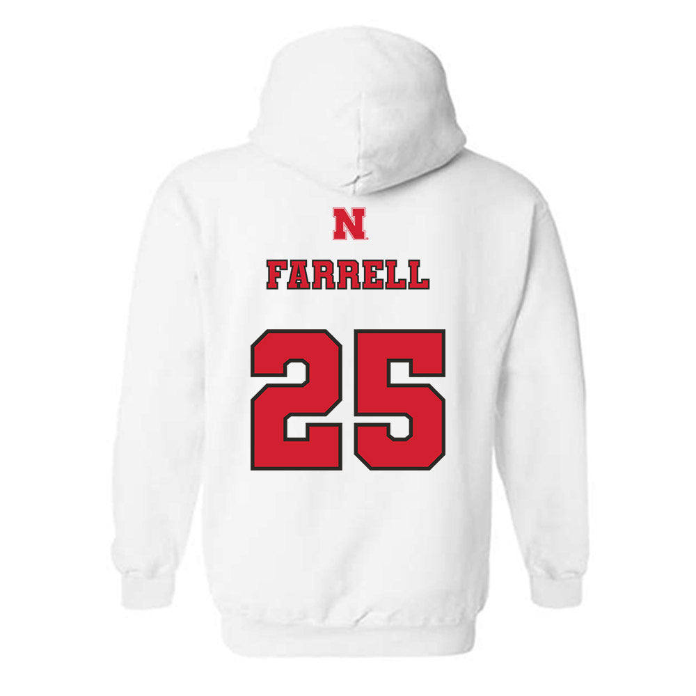Nebraska - NCAA Softball : Jesse Farrell - Sports Shersey Hooded Sweatshirt-1
