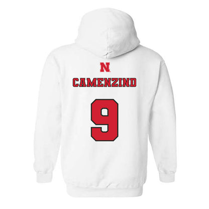 Nebraska - NCAA Softball : Hannah Camenzind - Sports Shersey Hooded Sweatshirt-1