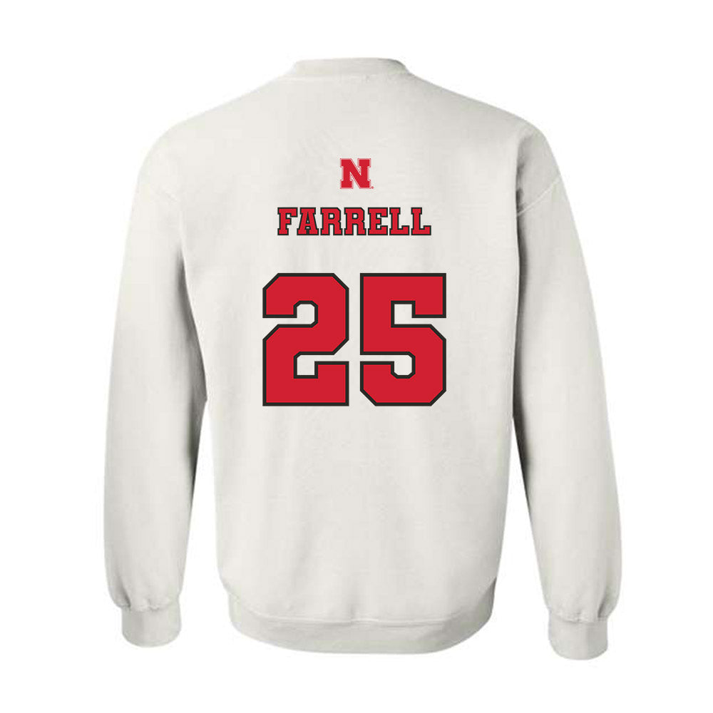 Nebraska - NCAA Softball : Jesse Farrell - Sports Shersey Crewneck Sweatshirt-1