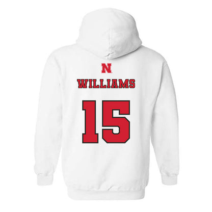 Nebraska - NCAA Softball : Kennadi Williams - Sports Shersey Hooded Sweatshirt-1