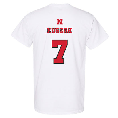 Nebraska - NCAA Softball : Ava Kuszak - Sports Shersey T-Shirt-1