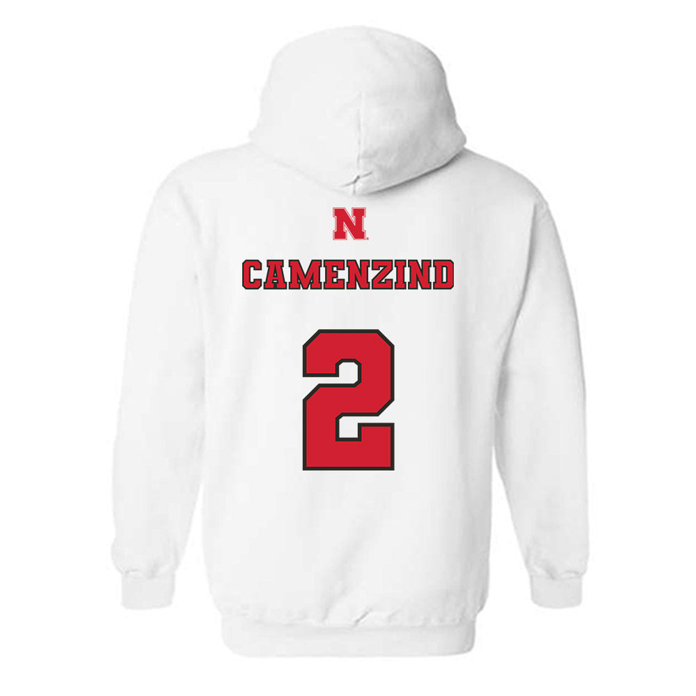 Nebraska - NCAA Softball : Lauren Camenzind - Sports Shersey Hooded Sweatshirt-1