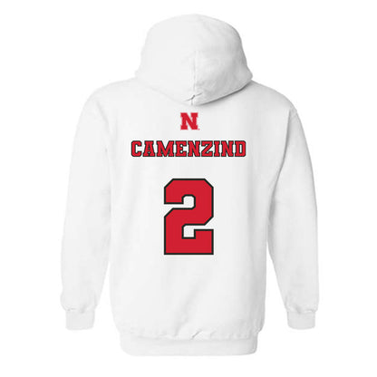 Nebraska - NCAA Softball : Lauren Camenzind - Sports Shersey Hooded Sweatshirt-1