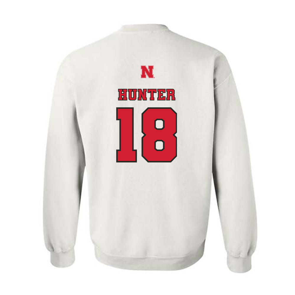 Nebraska - NCAA Women's Volleyball : Ryan Hunter - Sports Shersey Crewneck Sweatshirt-1