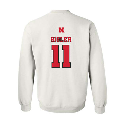 Nebraska - NCAA Women's Volleyball : Teraya Sigler - Sports Shersey Crewneck Sweatshirt-1