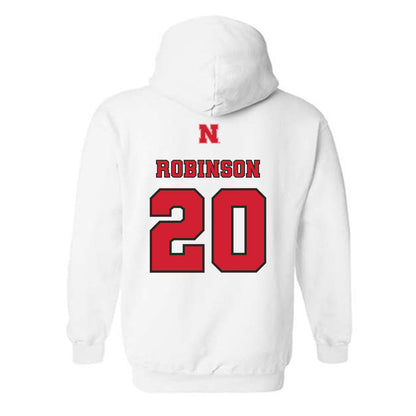 Nebraska - NCAA Women's Volleyball : Jayden Robinson - Sports Shersey Hooded Sweatshirt-1