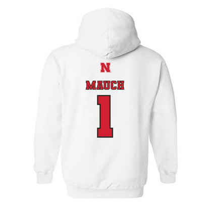 Nebraska - NCAA Women's Volleyball : Olivia Mauch - Sports Shersey Hooded Sweatshirt-1