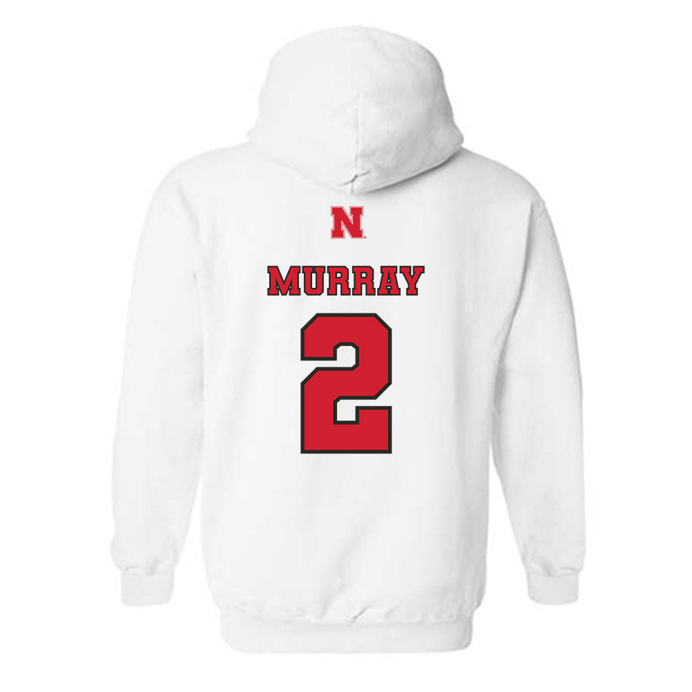 Nebraska - NCAA Women's Volleyball : Harper Murray - Sports Shersey Hooded Sweatshirt-1