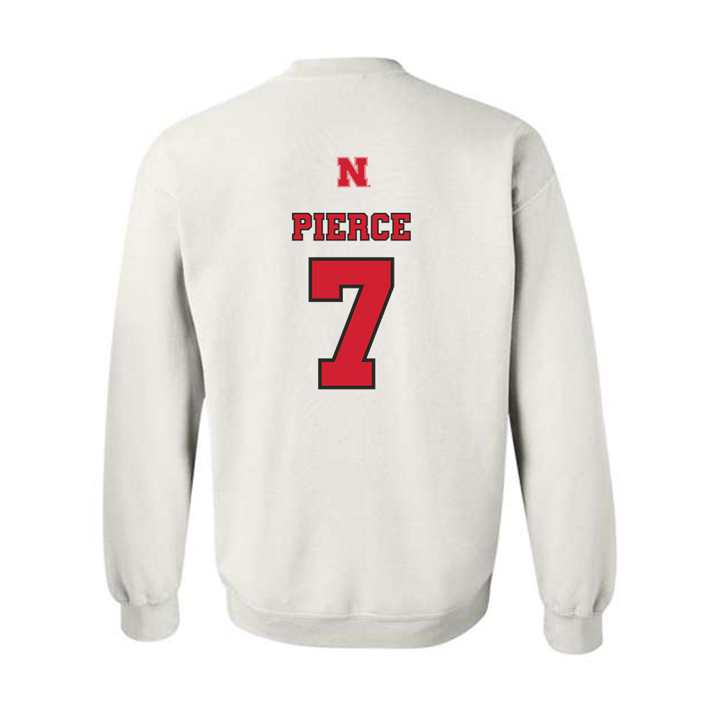 Nebraska - NCAA Women's Volleyball : Skyler Pierce - Sports Shersey Crewneck Sweatshirt-1