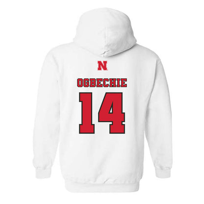 Nebraska - NCAA Women's Volleyball : Manaia Ogbechie - Sports Shersey Hooded Sweatshirt-1