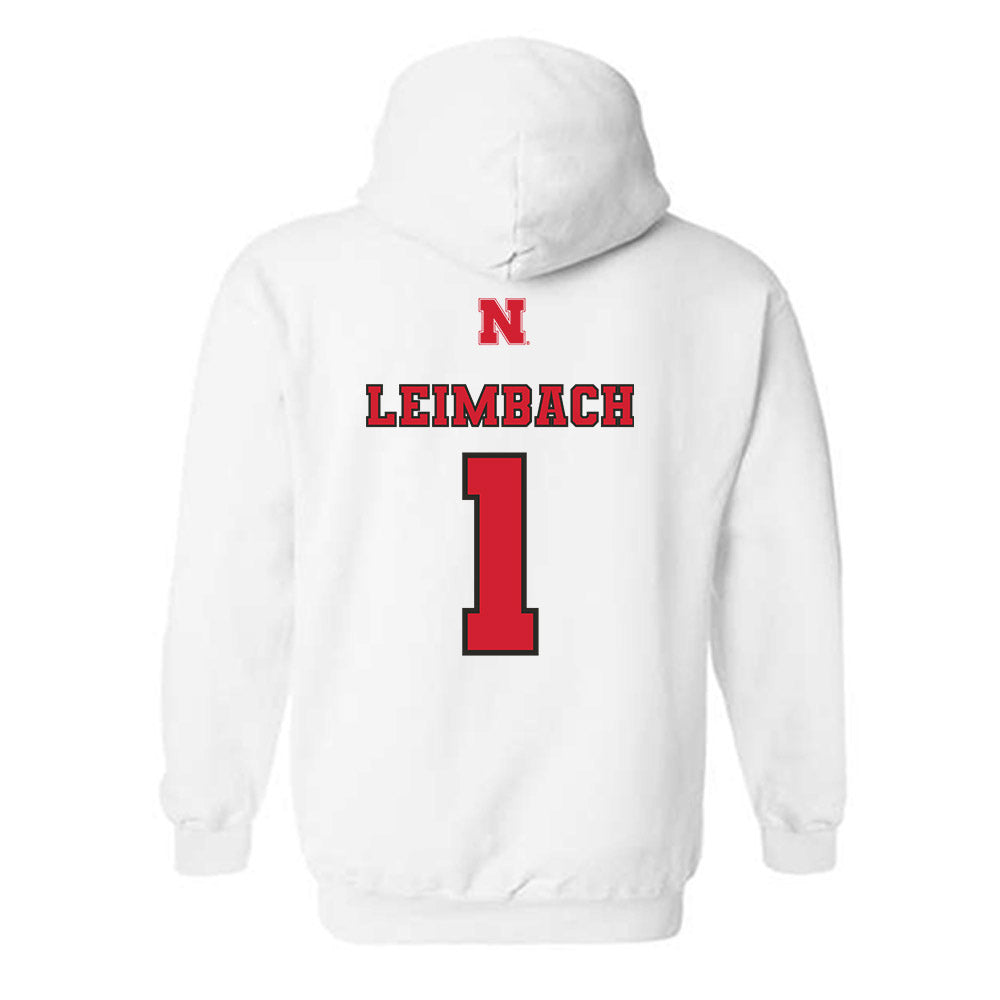 Nebraska - NCAA Women's Volleyball : Keri Leimbach - Sports Shersey Hooded Sweatshirt-1