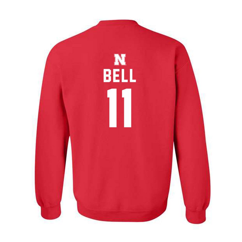 Nebraska - NCAA Football : Demitrius Bell - Replica Shersey Crewneck Sweatshirt-1