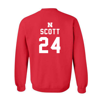 Nebraska - NCAA Football : Nalin Scott - Replica Shersey Crewneck Sweatshirt-1