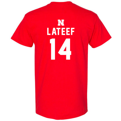 Nebraska - NCAA Football : TJ Lateef - Replica Shersey T-Shirt-1
