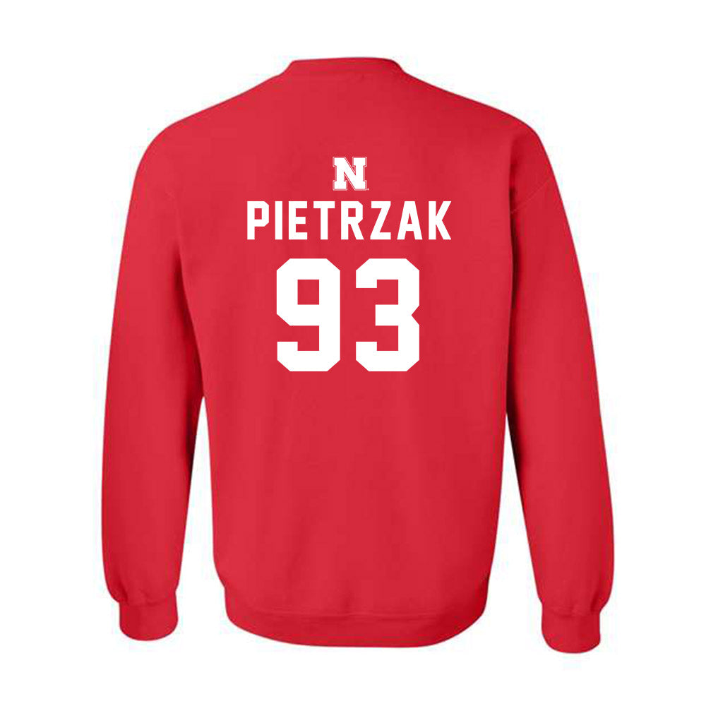Nebraska - NCAA Football : Kade Pietrzak - Replica Shersey Crewneck Sweatshirt-1