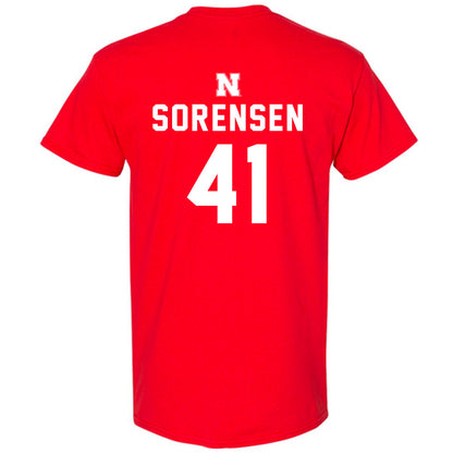 Nebraska - NCAA Football : Luke Sorensen - Replica Shersey T-Shirt-1
