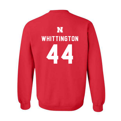 Nebraska - NCAA Football : Jahsear Whittington - Replica Shersey Crewneck Sweatshirt-1