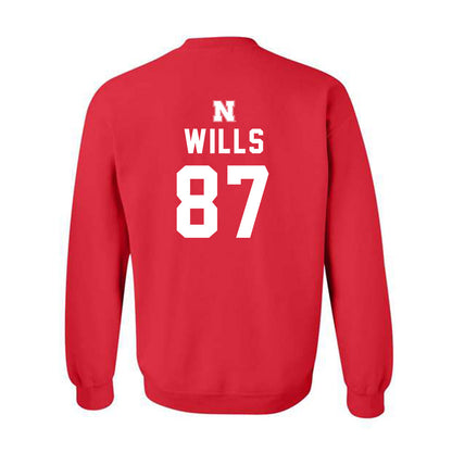 Nebraska - NCAA Football : Jack Wills - Replica Shersey Crewneck Sweatshirt-1
