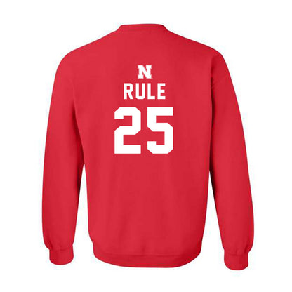 Nebraska - NCAA Football : Jamal Rule - Replica Shersey Crewneck Sweatshirt-1