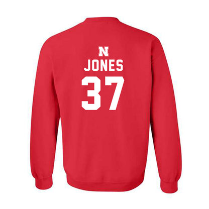 Nebraska - NCAA Football : Donovan Jones - Replica Shersey Crewneck Sweatshirt-1