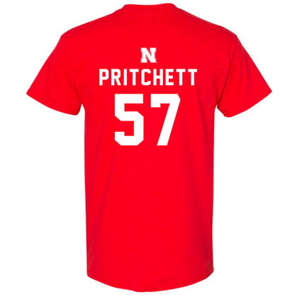 Nebraska - NCAA Football : Elijah Pritchett - Replica Shersey T-Shirt-1