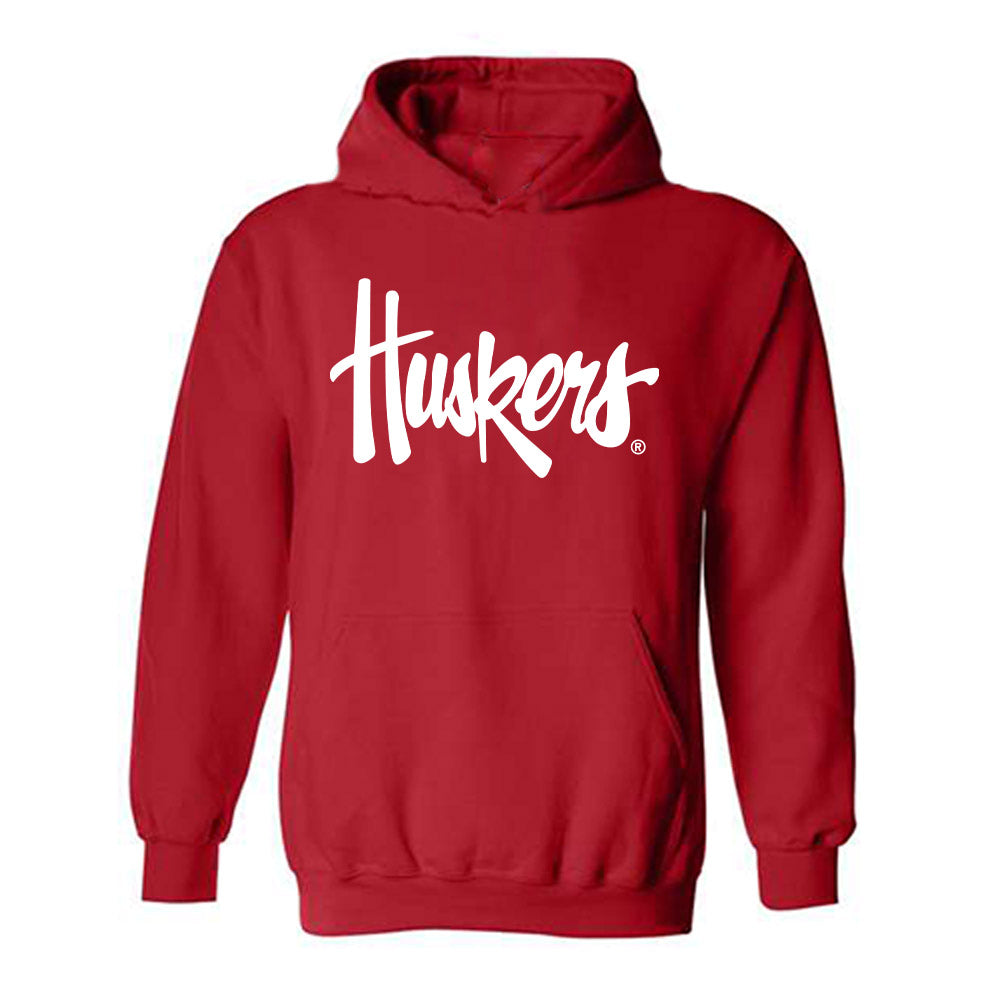 Nebraska - NCAA Football : Dwayne Mcdougle - Replica Shersey Hooded Sweatshirt-0