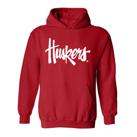 Nebraska - NCAA Football : Caleb Benning - Replica Shersey Hooded Sweatshirt-0