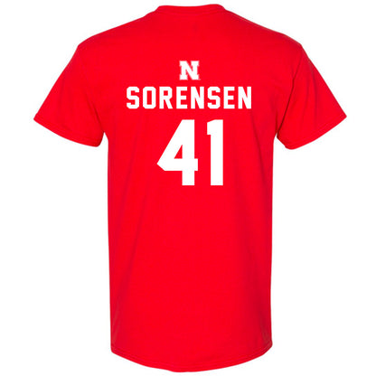 Nebraska - NCAA Football : Luke Sorensen - Replica Shersey T-Shirt-1