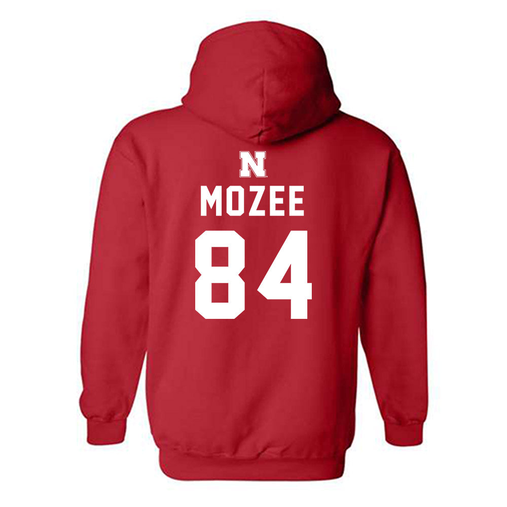 Nebraska - NCAA Football : Isaiah Mozee - Replica Shersey Hooded Sweatshirt-1