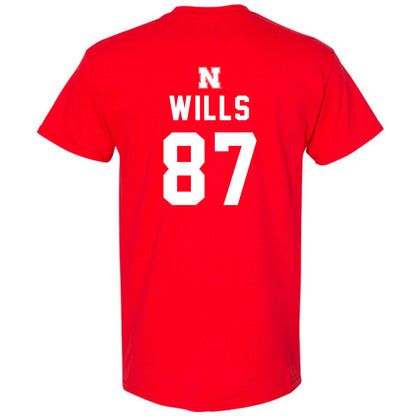 Nebraska - NCAA Football : Jack Wills - Replica Shersey T-Shirt-1