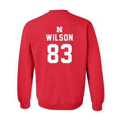 Nebraska - NCAA Football : Archie Wilson - Replica Shersey Crewneck Sweatshirt-1