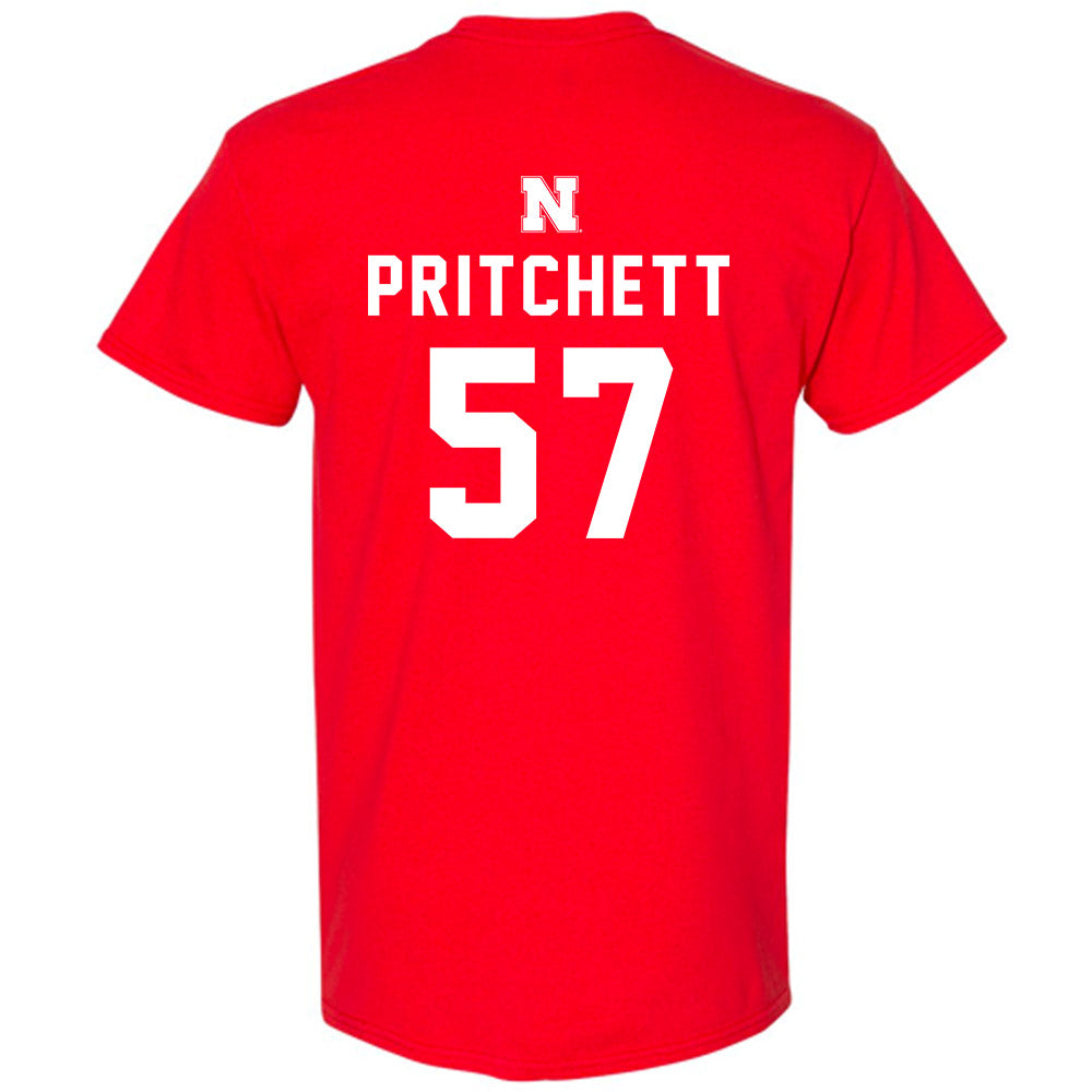 Nebraska - NCAA Football : Elijah Pritchett - Replica Shersey T-Shirt-1