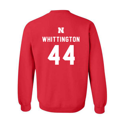 Nebraska - NCAA Football : Jahsear Whittington - Replica Shersey Crewneck Sweatshirt-1