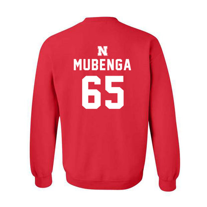 Nebraska - NCAA Football : Paul Mubenga - Replica Shersey Crewneck Sweatshirt-1