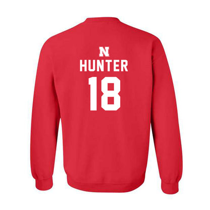 Nebraska - NCAA Women's Volleyball : Ryan Hunter - Replica Shersey Crewneck Sweatshirt-1