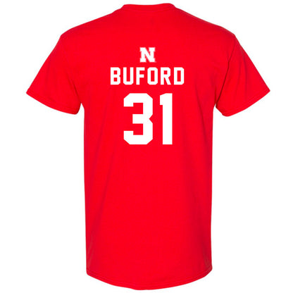 Nebraska - NCAA Football : Mario Buford - Replica Shersey T-Shirt-1