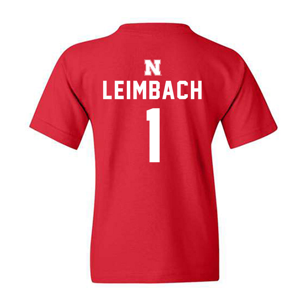 Nebraska - NCAA Women's Volleyball : Keri Leimbach - Replica Shersey Youth T-Shirt-1