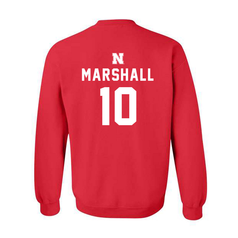 Nebraska - NCAA Football : Andrew Marshall - Replica Shersey Crewneck Sweatshirt-1