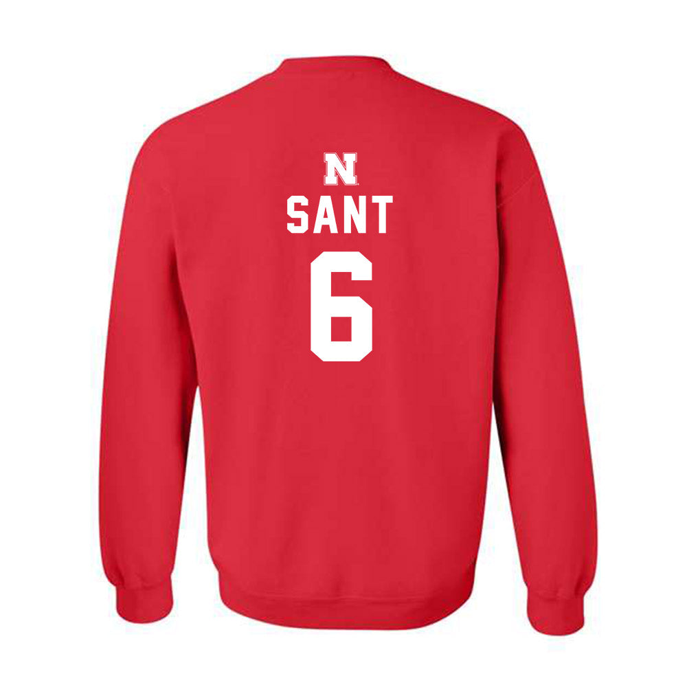 Nebraska - NCAA Women's Soccer : Sadie Sant - Replica Shersey Crewneck Sweatshirt-1